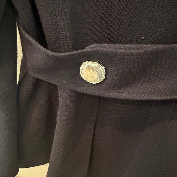 Nanette Lepore Women's Navy Blue‎ Small Peacoat Jacket, Stylish Outerwear - Picture 5 of 6